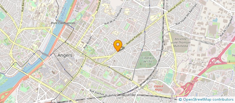 localisation de l'entreprise RAPID'S ANJOU à ANGERS