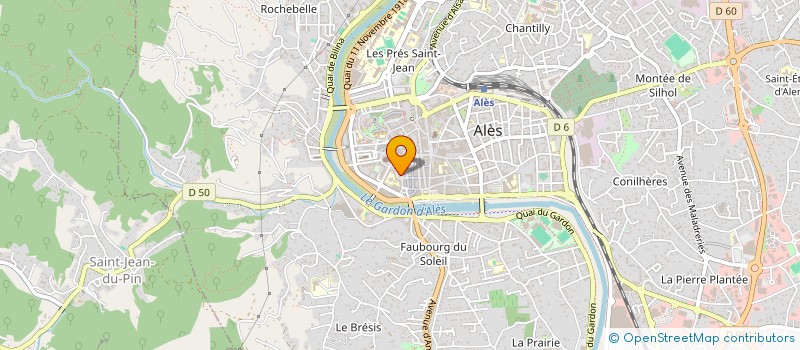 localisation de l'entreprise RAPID SERVICE  ALES