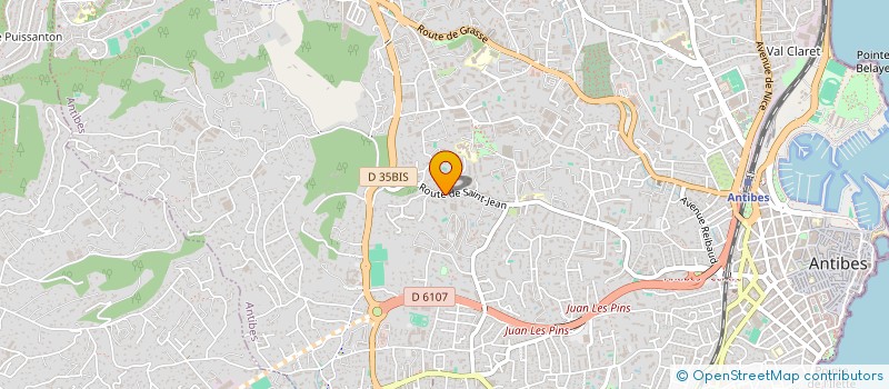 localisation de l'entreprise RAPID SERVICES FINANCES à ANTIBES
