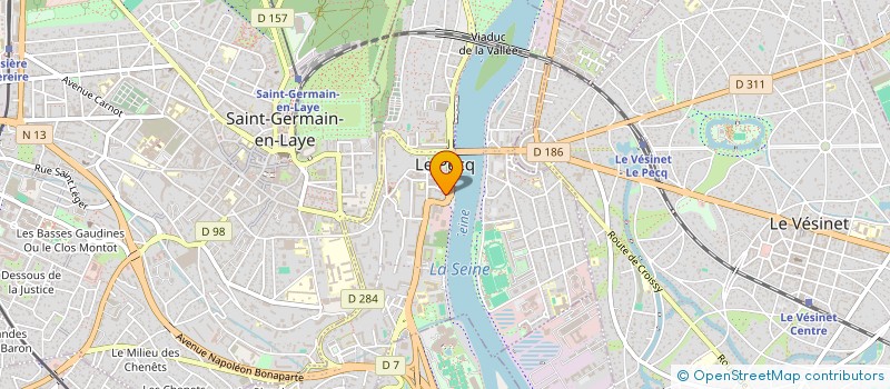 localisation de l'entreprise RAPID TAXIS  LE PECQ