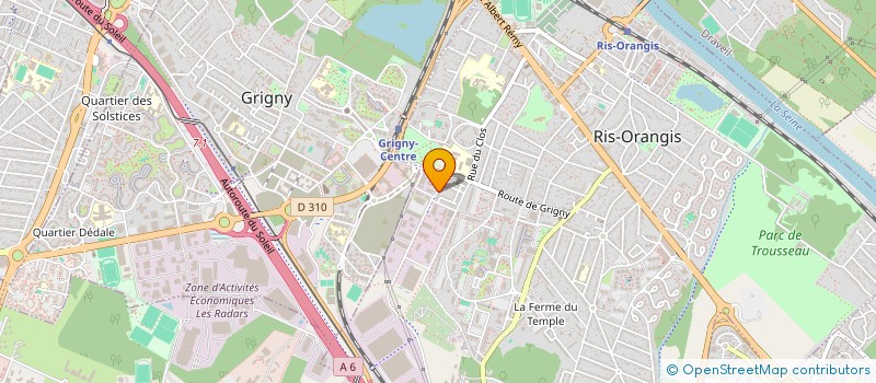 localisation de l'entreprise RAPID TRANS  RIS-ORANGIS