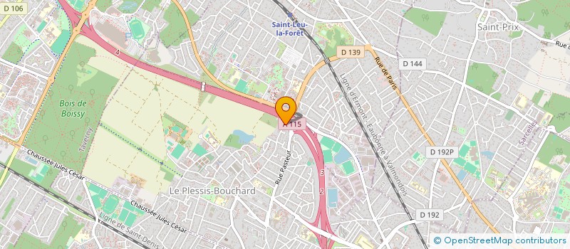 localisation de l'entreprise RAPID TRANSACTIONS  LE PLESSIS-BOUCHARD