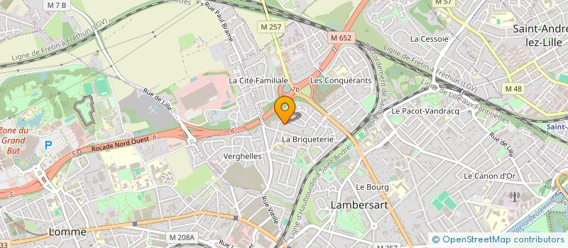 localisation de l'entreprise RAPID'VP à LAMBERSART