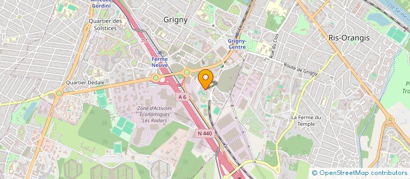 localisation de l'entreprise RAPIDALL à GRIGNY