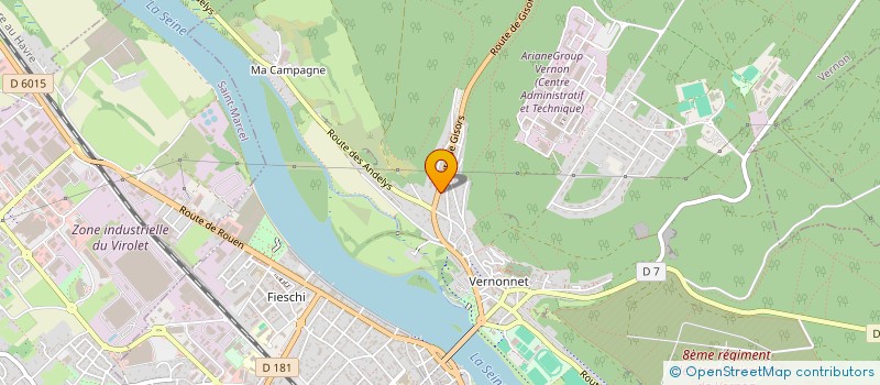 localisation de l'entreprise RAPIDE AUTO à VERNON