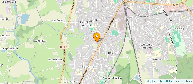 localisation de l'entreprise RAPIDE AUTO à PERONNAS