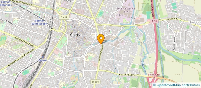 localisation de l'entreprise RAPIDE AUTO SERVICE  COLMAR