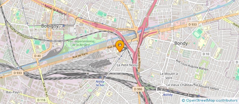 localisation de l'entreprise RAPIDE AUTO SERVICE R A S à NOISY-LE-SEC