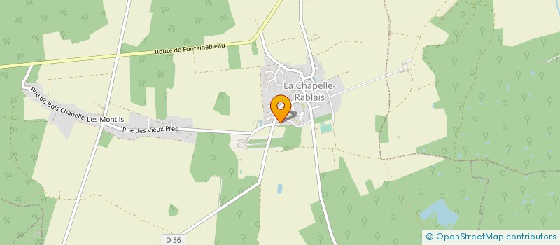 localisation de l'entreprise RAPIDE BALAYAGE SERVICES à LA CHAPELLE-RABLAIS