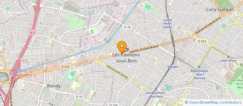 localisation de l'entreprise RAPIDE BOIS à LES PAVILLONS-SOUS-BOIS