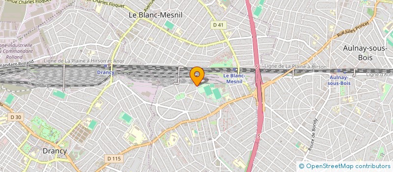 localisation de l'entreprise RAPIDE COURSE VTC à LE BLANC-MESNIL