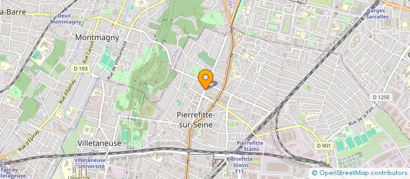 localisation de l'entreprise RAPIDE FOOD à PIERREFITTE-SUR-SEINE