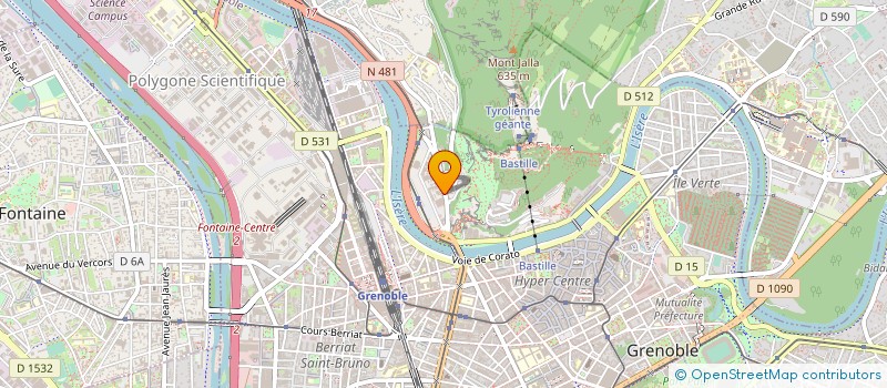 localisation de l'entreprise RAPIDE GARAGE à GRENOBLE