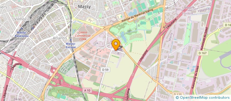 localisation de l'entreprise RAPIDE HEXAGONE à MASSY