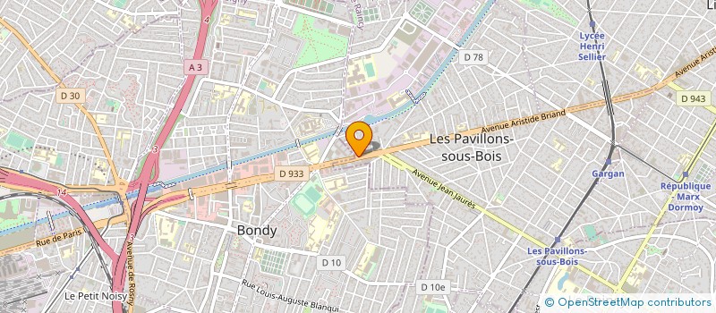 localisation de l'entreprise RAPIDE PIZZA à LES PAVILLONS-SOUS-BOIS