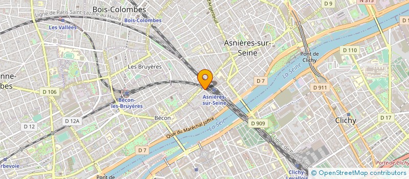 localisation de l'entreprise RAPIDE PRONTO à ASNIERES-SUR-SEINE