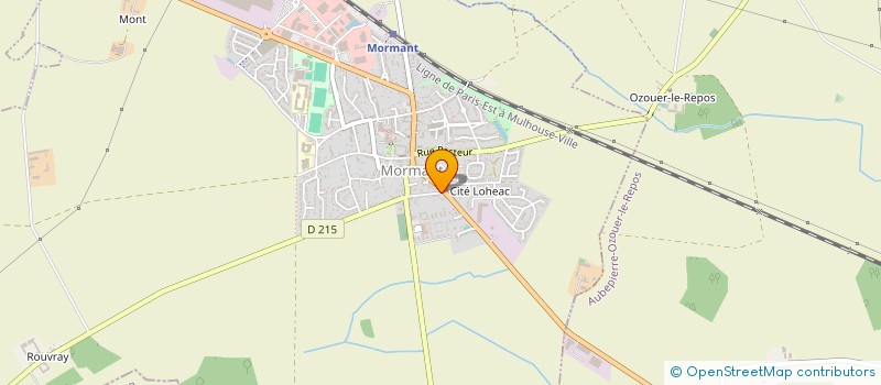 localisation de l'entreprise RAPIDE STAK  MORMANT