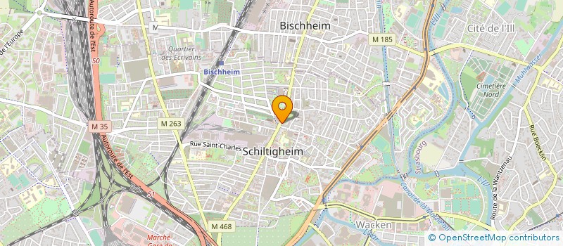localisation de l'entreprise RAPIDE VIANDE SERVICES à SCHILTIGHEIM