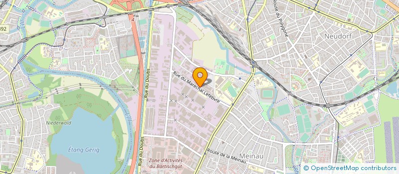 localisation de l'entreprise RAPIDE VOLET à STRASBOURG