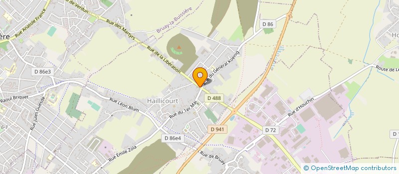 localisation de l'entreprise RAPIDEPANNAGE 62 à HAILLICOURT