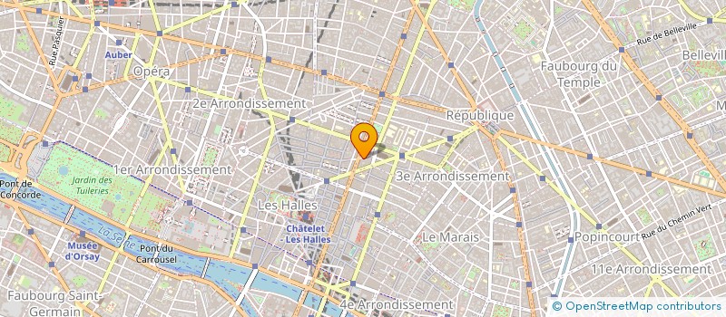 localisation de l'entreprise RAPIDES COURSES à PARIS
