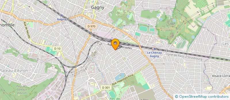 localisation de l'entreprise RAPIDFUITE à GAGNY