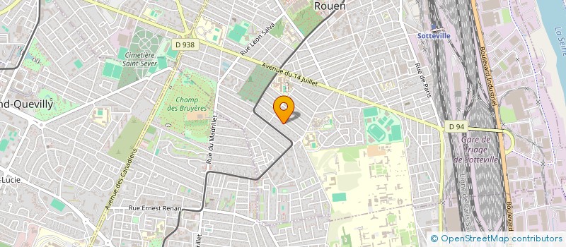 localisation de l'entreprise RAPIDIAG à SOTTEVILLE-LES-ROUEN