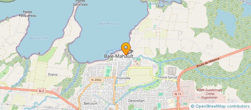 localisation de l'entreprise RAPIDITE MULTI SERVICES à BAIE MAHAULT