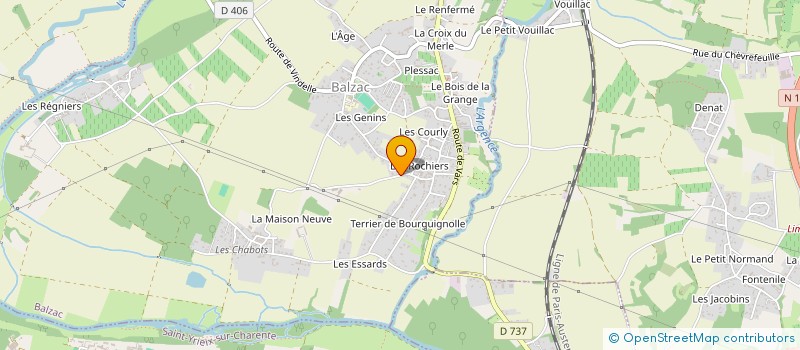 localisation de l'entreprise RAPIDLOC  BALZAC