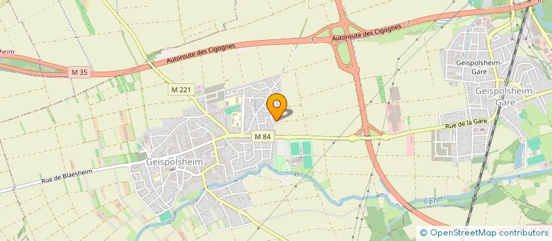 localisation de l'entreprise RAPIDO  GEISPOLSHEIM