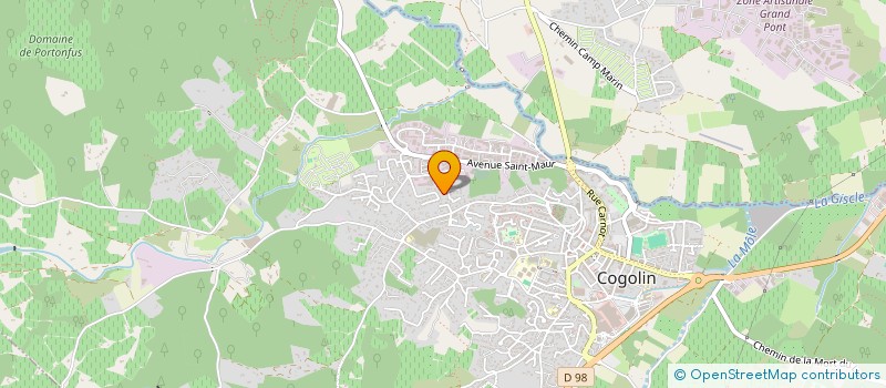 localisation de l'entreprise RAPIDO à COGOLIN