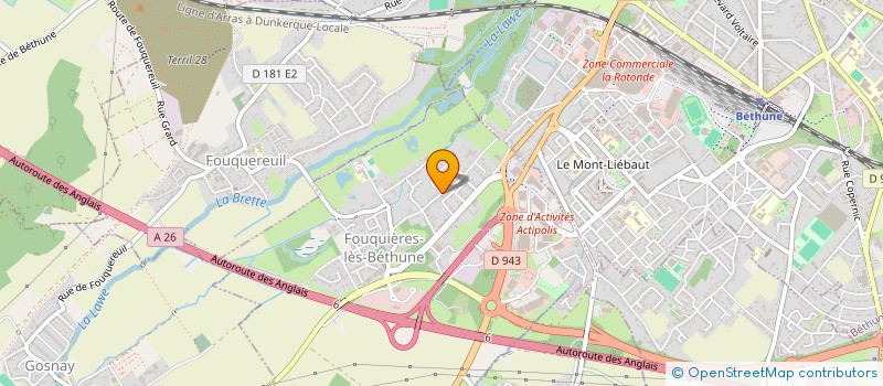 localisation de l'entreprise RAPIDO  FOUQUIERES-LES-BETHUNE