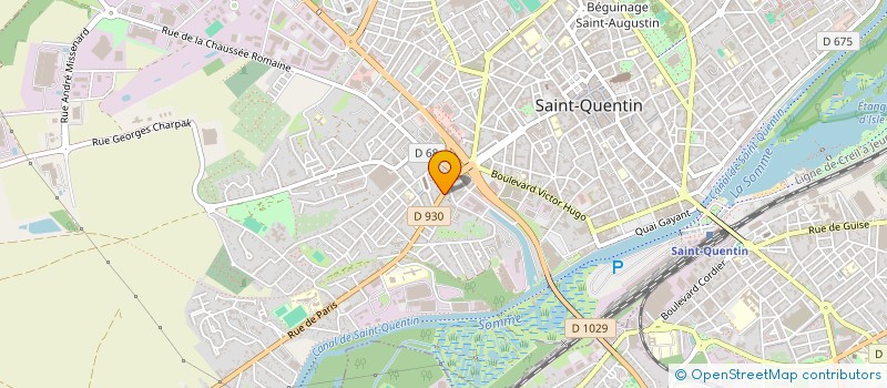 localisation de l'entreprise RAPIDO PIZZA à SAINT-QUENTIN