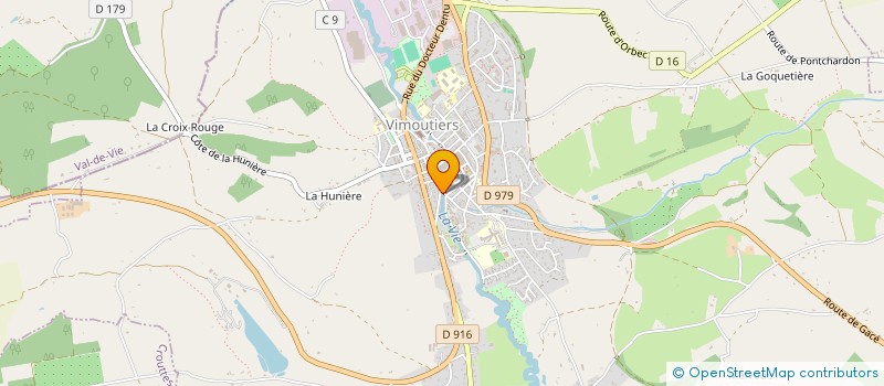 localisation de l'entreprise RAPIDO PIZZA à VIMOUTIERS