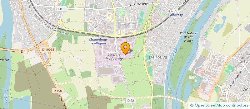 localisation de l'entreprise RAPIDOX à CHANTELOUP-LES-VIGNES
