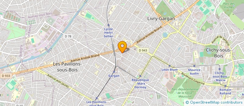 localisation de l'entreprise RAPIDRENOV à LES PAVILLONS-SOUS-BOIS