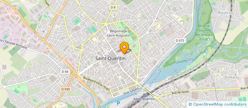 localisation de l'entreprise RAPIDSOL à SAINT-QUENTIN