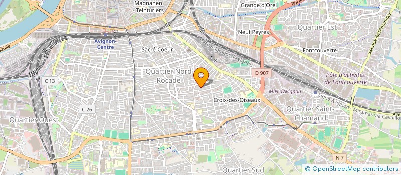 localisation de l'entreprise RAPIDTRANS à AVIGNON