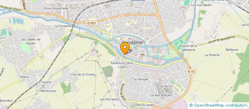 localisation de l'entreprise RAPINAT ET ASSOCIE à VENDOME