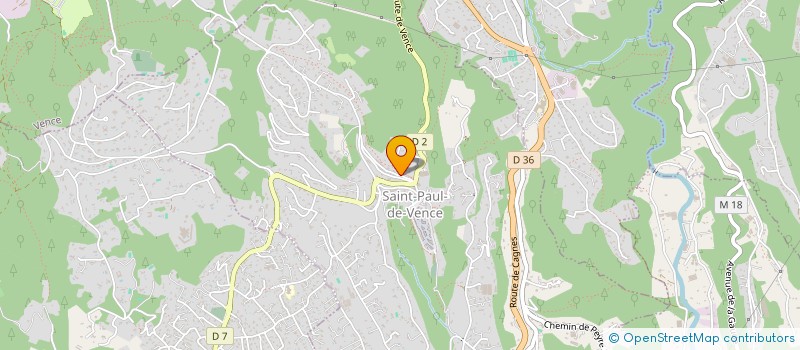 localisation de l'entreprise RAPIOLI à SAINT-PAUL-DE-VENCE