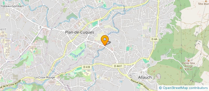 localisation de l'entreprise RAPIUZZI DECORATION à PLAN-DE-CUQUES