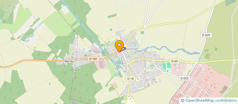 localisation de l'entreprise RAPLINE  SISSONNE