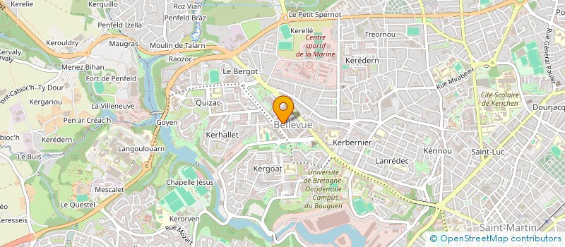 localisation de l'entreprise RAPOK à BREST