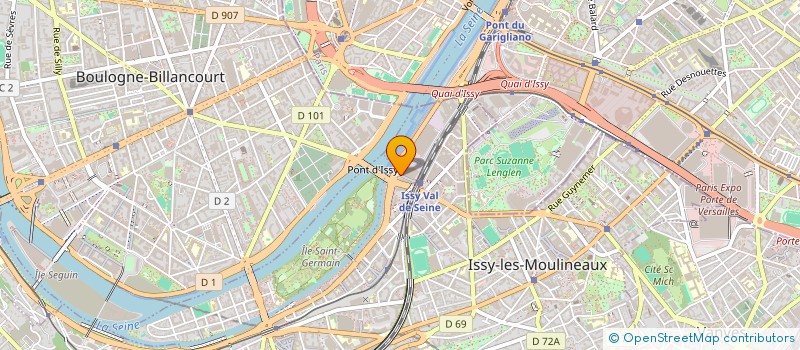 localisation de l'entreprise RAPP 113  ISSY-LES-MOULINEAUX