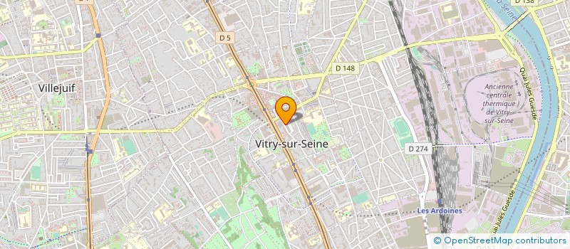 localisation de l'entreprise RAPP ALAIN ET RAPP FRANCOIS à VITRY-SUR-SEINE