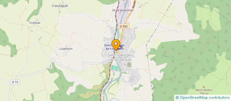 localisation de l'entreprise RAPP DISTRIBUTION  SAINT-GEORGES-DE-LUZENCON