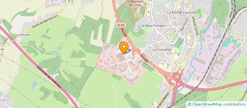 localisation de l'entreprise RAPPE 4 à CHARLEVILLE-MEZIERES