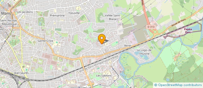 localisation de l'entreprise RAPPLEADER  LE MANS