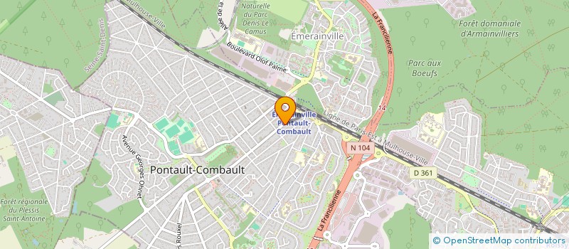 localisation de l'entreprise RAPPOC à PONTAULT-COMBAULT
