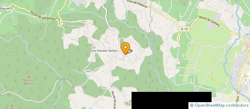 localisation de l'entreprise RAPSODE  CIE  SEILLANS